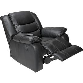 Argos Home Leather Massage Power Recliner Chair - Black