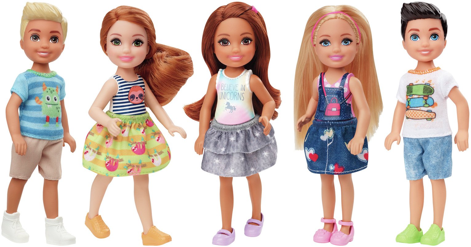 Barbie Club Chelsea 2 Pack Doll Assortment - 5inch/13cm