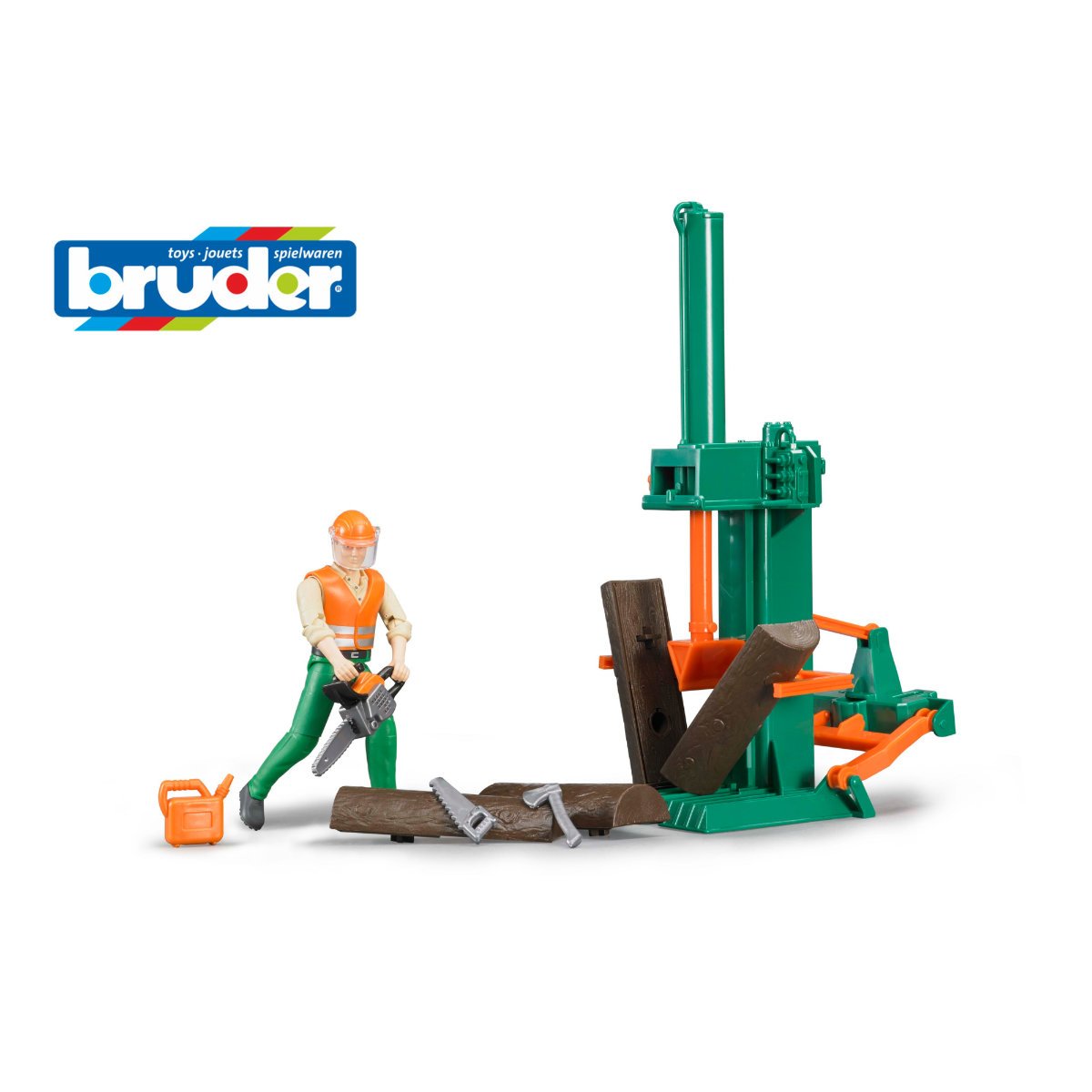 Bruder BWorld 1:16 Forestry with Accessories - Age 3+