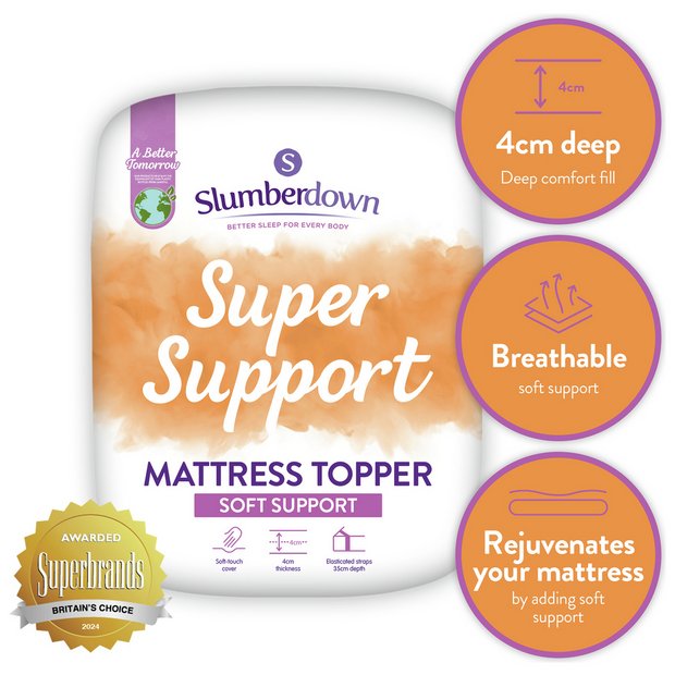 Slumberdown orthopaedic store mattress topper