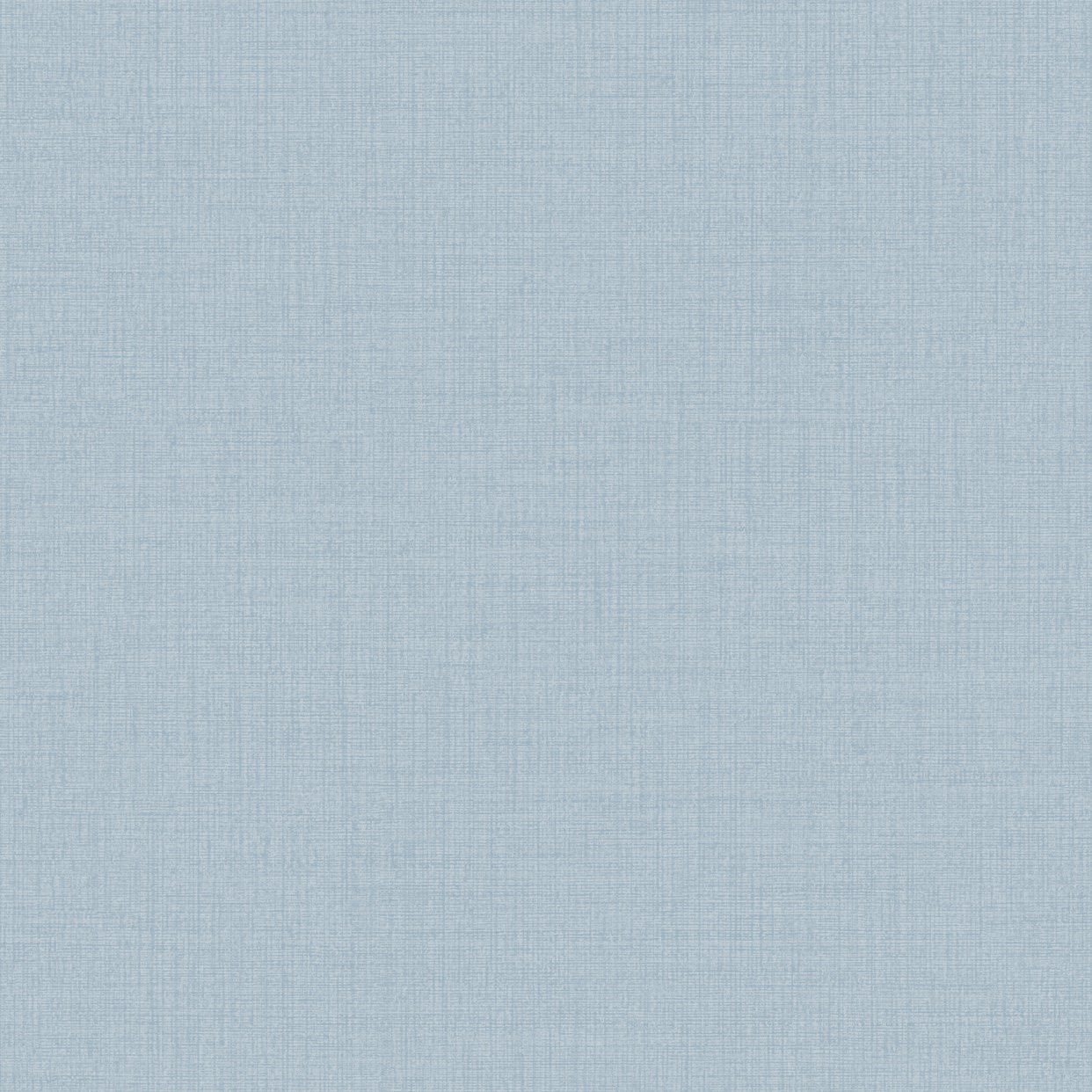 Grandeco Linen Textured Plain Wallpaper - Blue