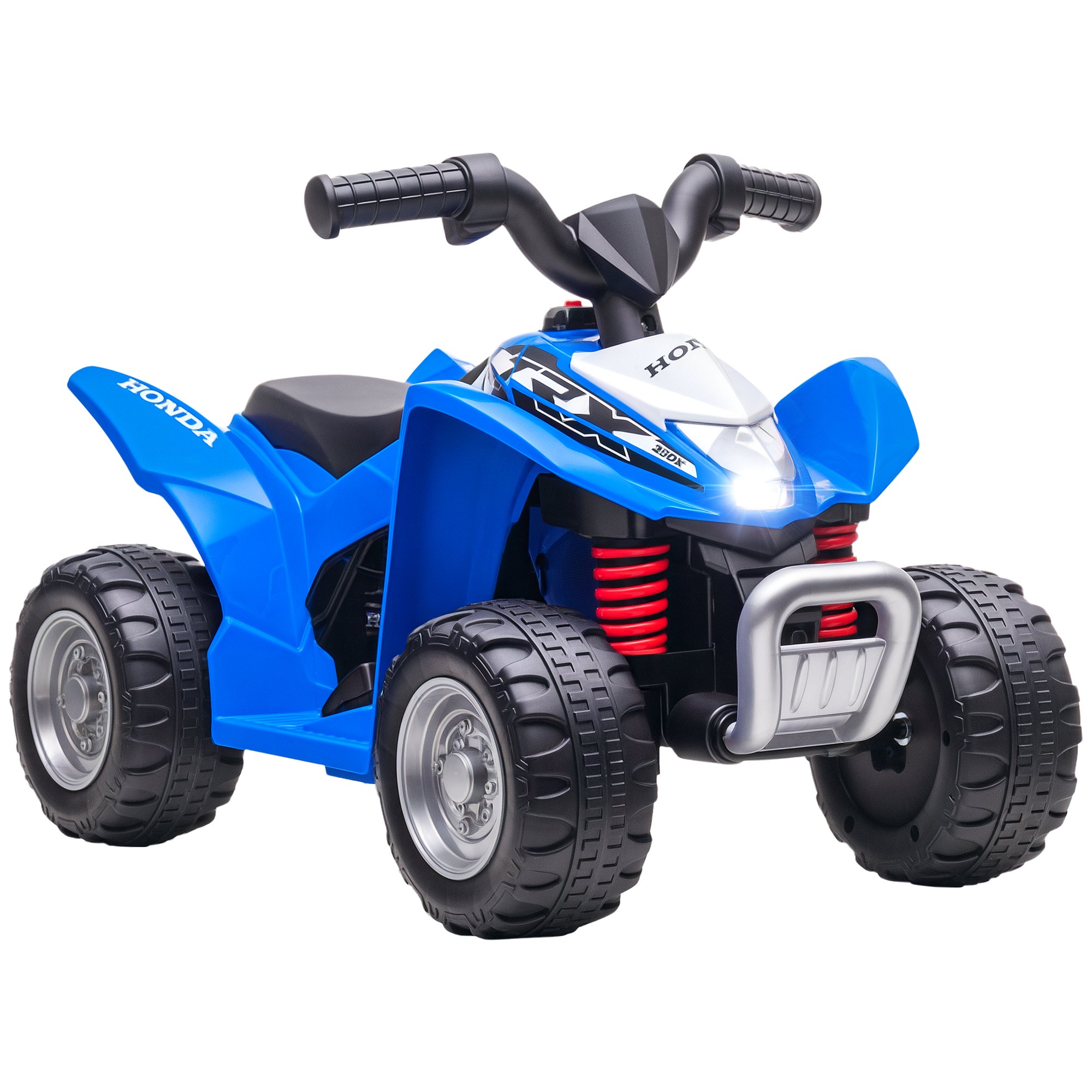 AIYAPLAY Honda 6V 1.5 to 3 Years LED Light Horn Electric Quad Bike – Blue