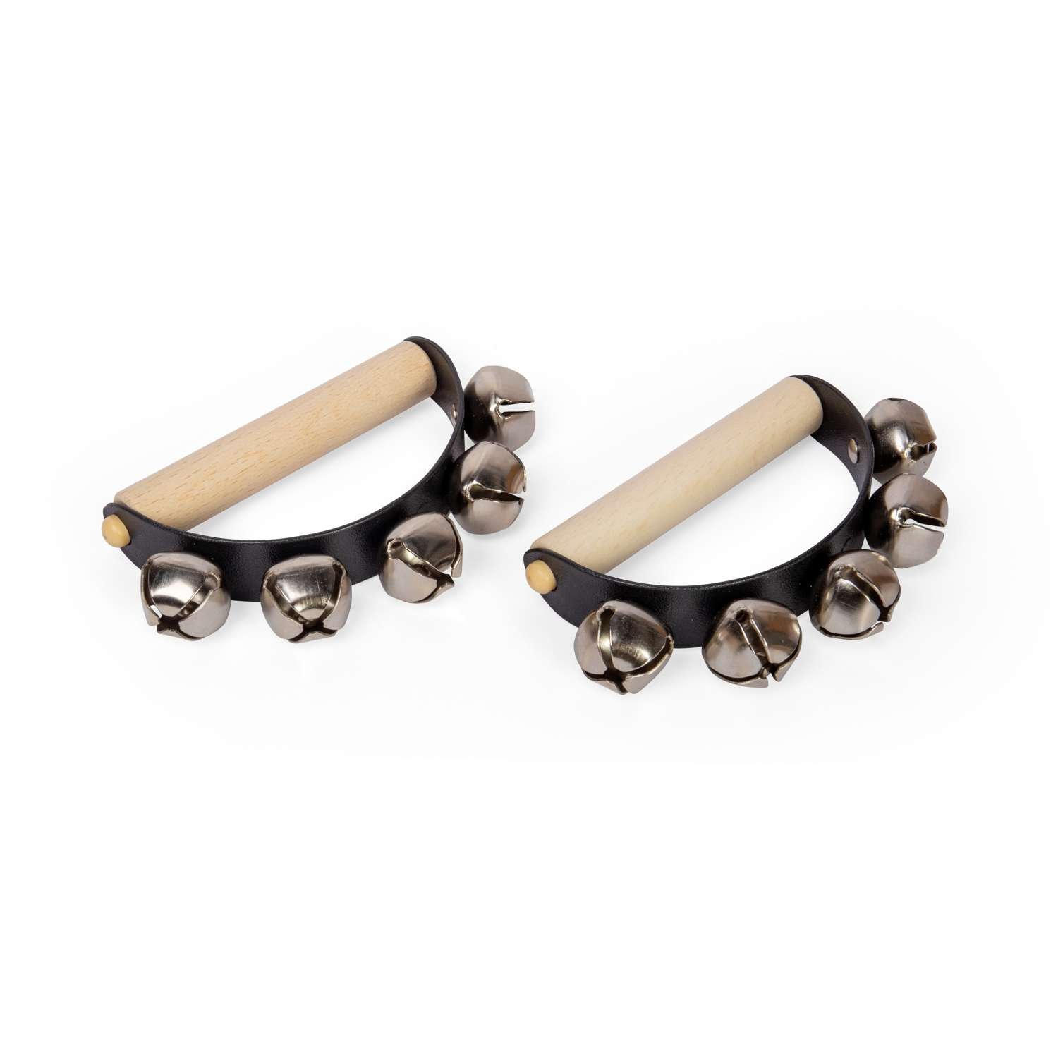 Bigjigs Toys Natural Handbell 2 Pack - Birth +