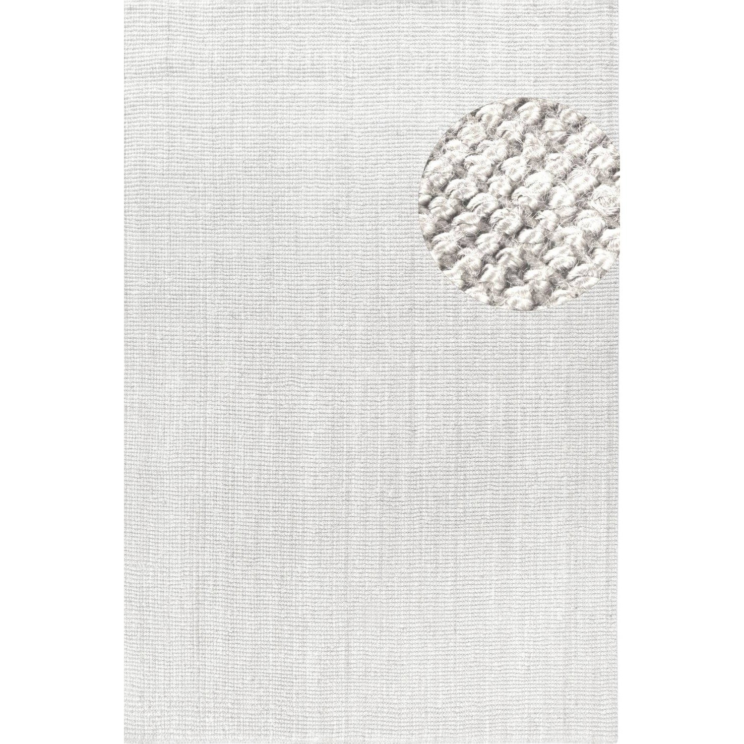 Villeroy & Boch White 1791 Rosalie Jute Rug - 120 x 170cm