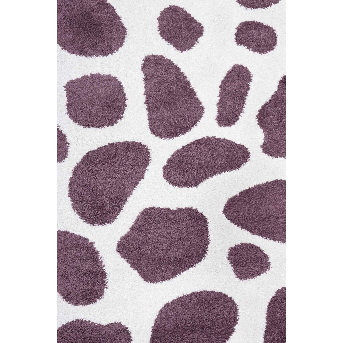 The Rugs Purple Moodi Pebble Shaggy Rug - 80 x 150cm