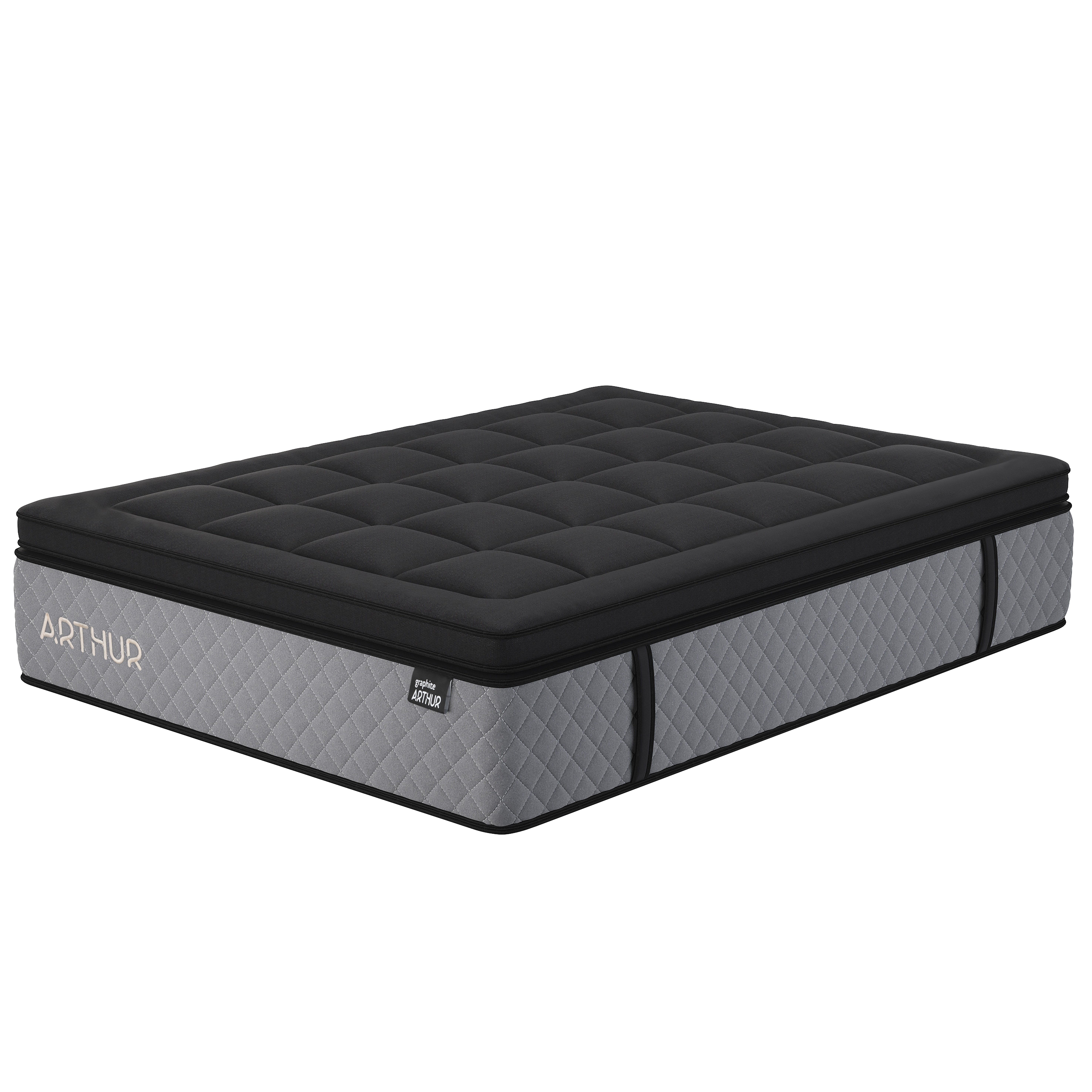Arthur Sleep Graphite Arthur 3000 Medium Hybrid Mattress - Super King