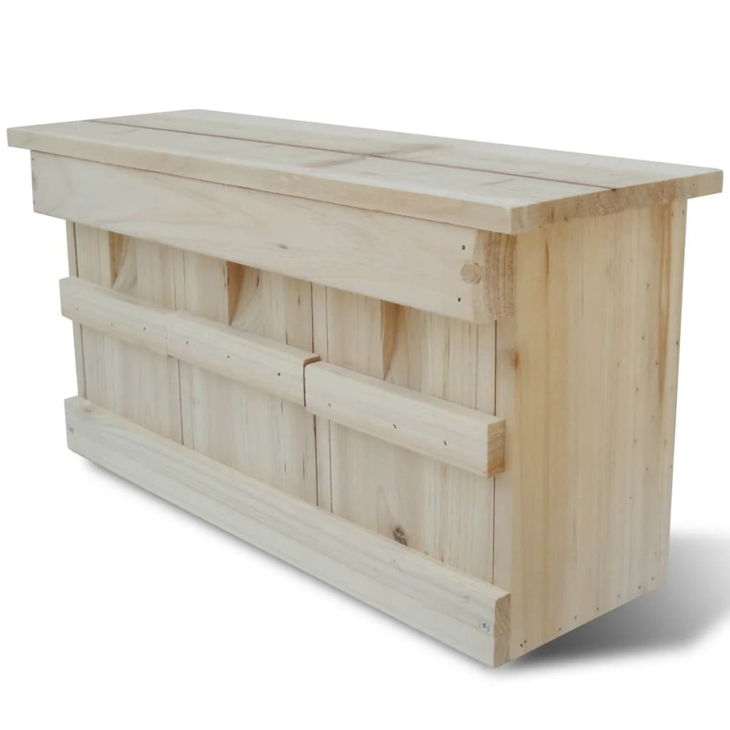 Walplus Solid Wood Sparrow Nesting Box - 44 x 15.5 x 21.5 cm