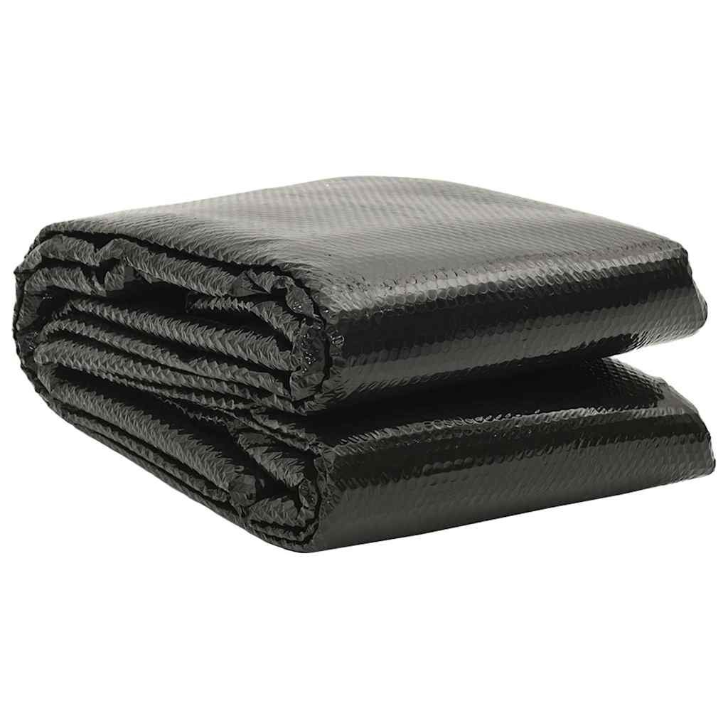 Walplus Polyethylene Pool Cover - Black - 300 x 200 cm