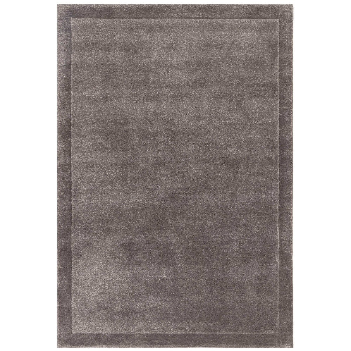 Mega Flooring Black Shaggy Bordered Rug - 160 x 230cm