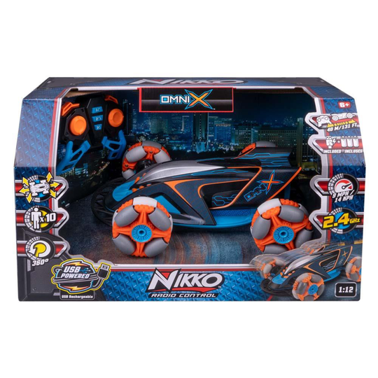 Nikko Omni X Remote Control Car - Black Blue