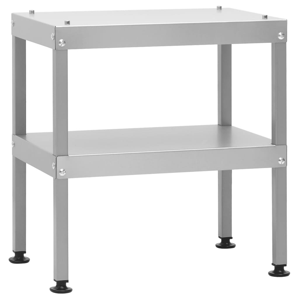 Walplus Galvanised Steel Table for Oven Smoker - 40 x 28 x 44.5 cm