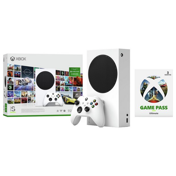 Buy Xbox Series S 512GB Console With 3 Months Game Pass Ultimate Xbox Series S consoles Argos