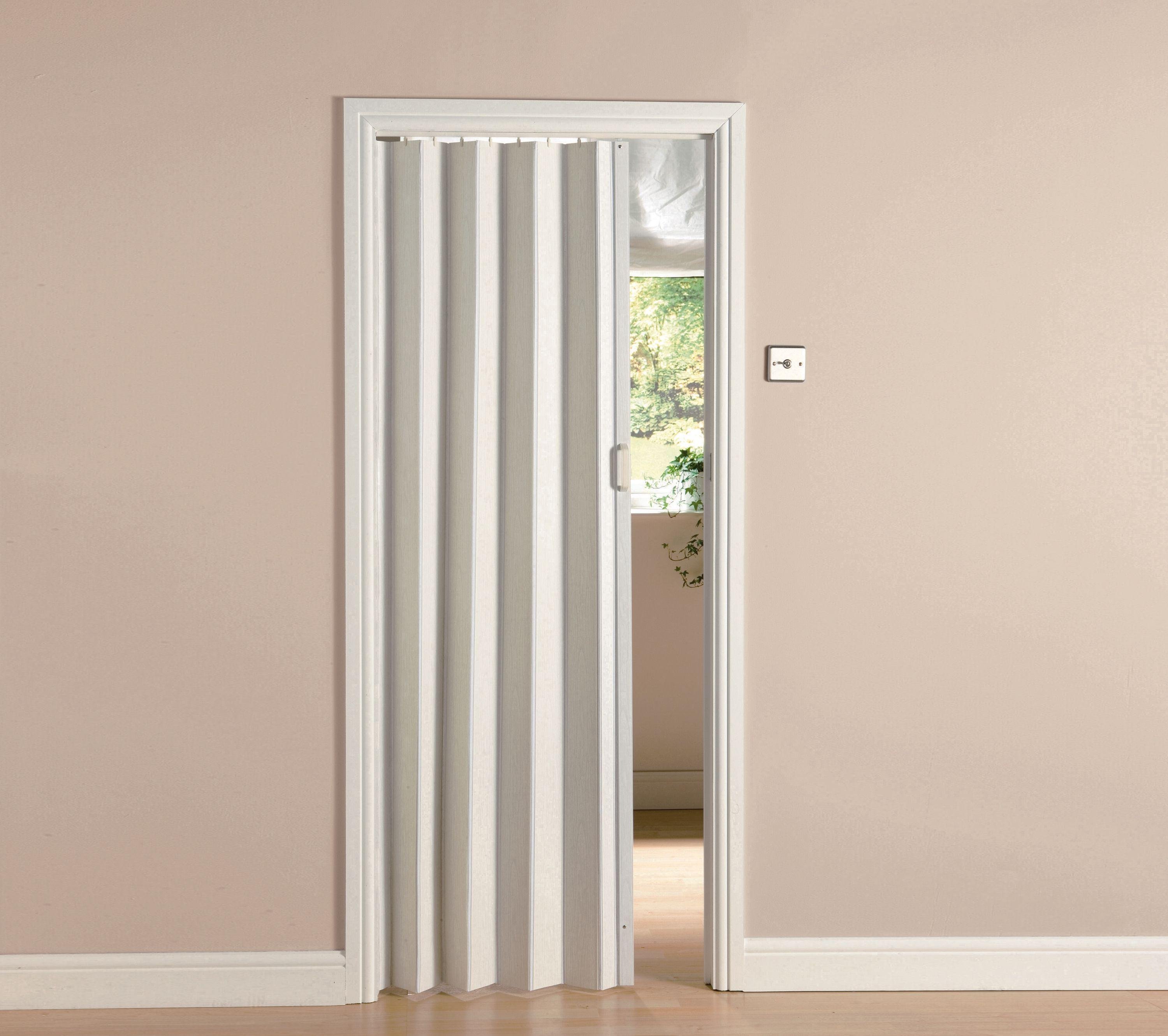 White Oak Effect Double Skin Folding Door