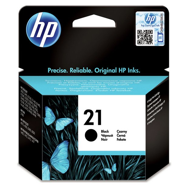 Buy Hp 21 Original Ink Cartridge Black Printer Ink Argos