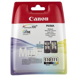 Canon PG-510 & CL-511 Ink Cartridges - Black & Colour
