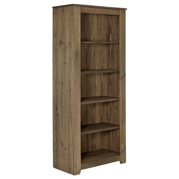 Buy Argos Home Amersham Solid Wood Bookcase Dark Pine