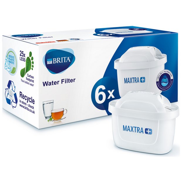 Buy Brita Maxtra Plus Water Filter Cartridge Pack Of 6 Water Filter Jugs And Cartridges Argos