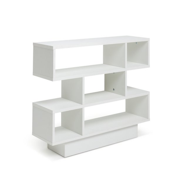 Small white bookcase deals argos