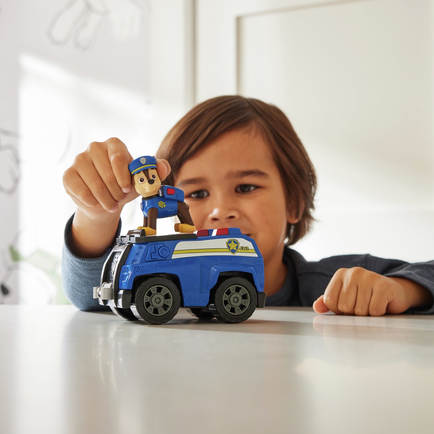 paw patrol chase police truck