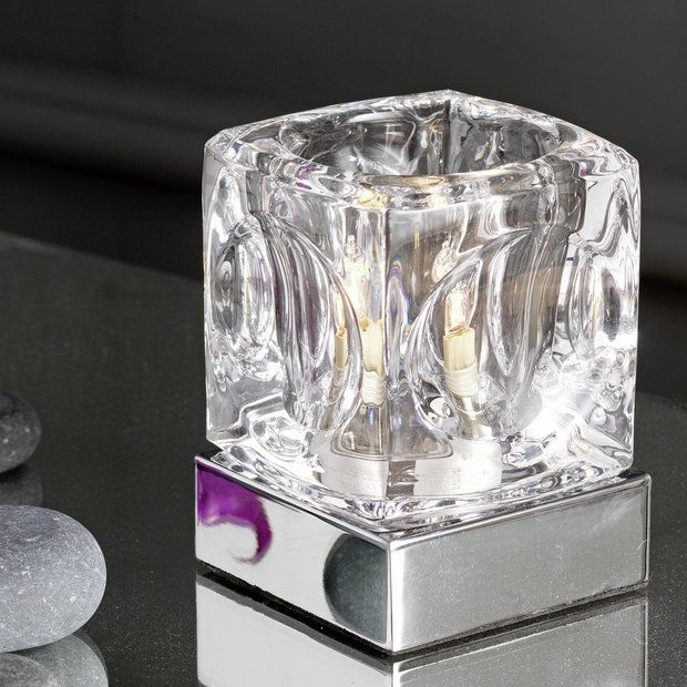 Ice cube touch store table lamp