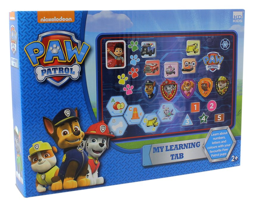 paw patrol activity table argos