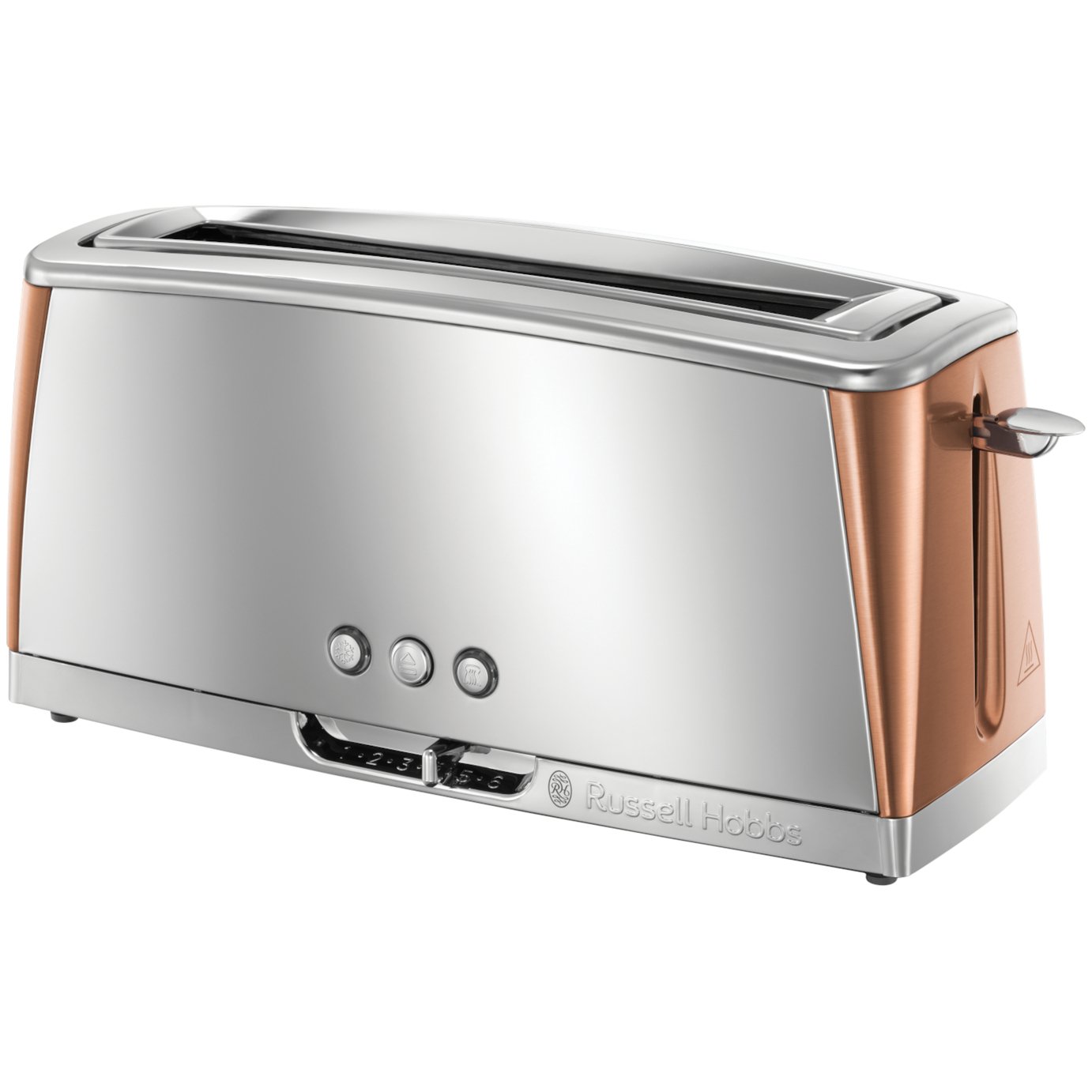 Russell Hobbs 24310 Luna Long Slot 2 Slice Toaster - Copper