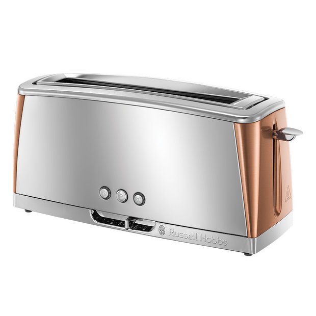 Buy Russell Hobbs 24310 Luna Long Slot 2 Slice Toaster Copper Toasters Argos