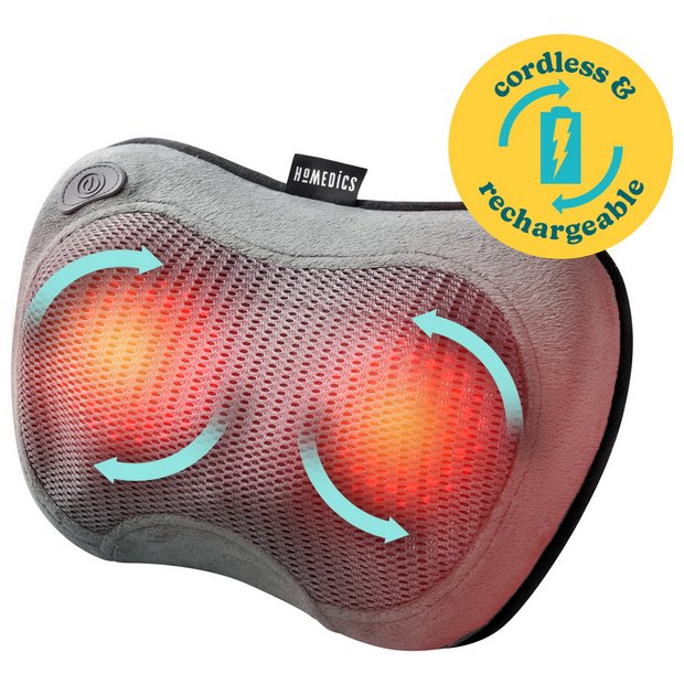 Homedics shiatsu shop pillow with heat