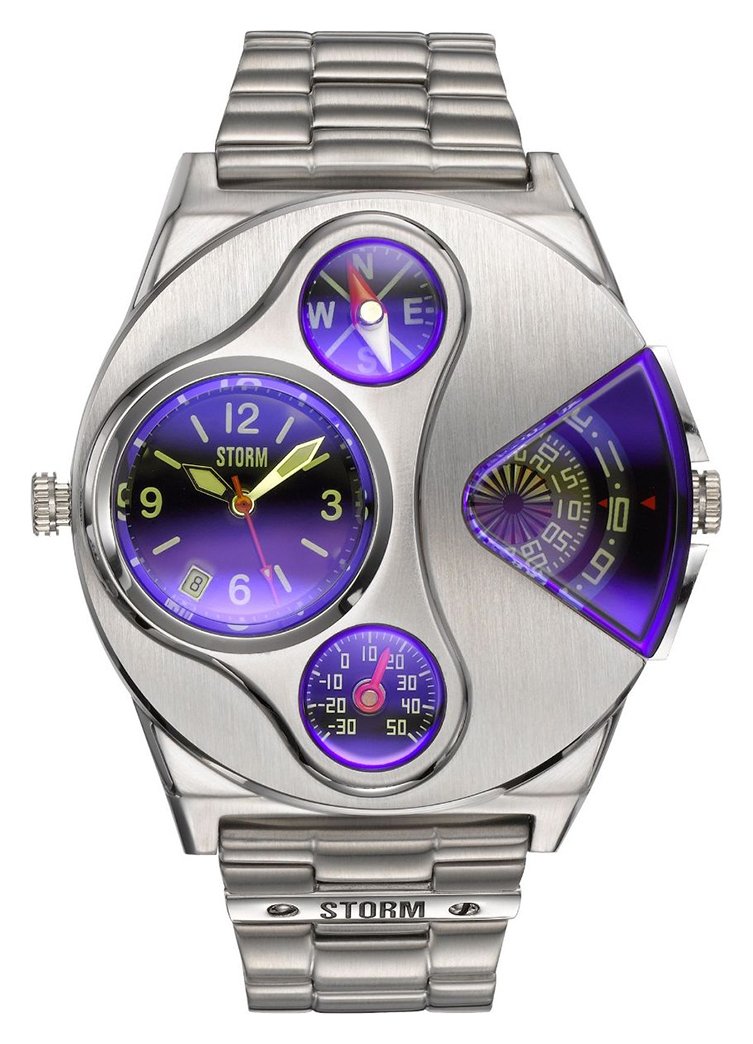 STORM Men's Silver Stainless Steel Bracelet Watch