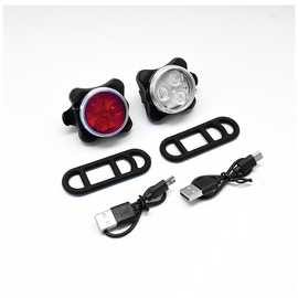 Cross USB Rechargeable Bike Light Set