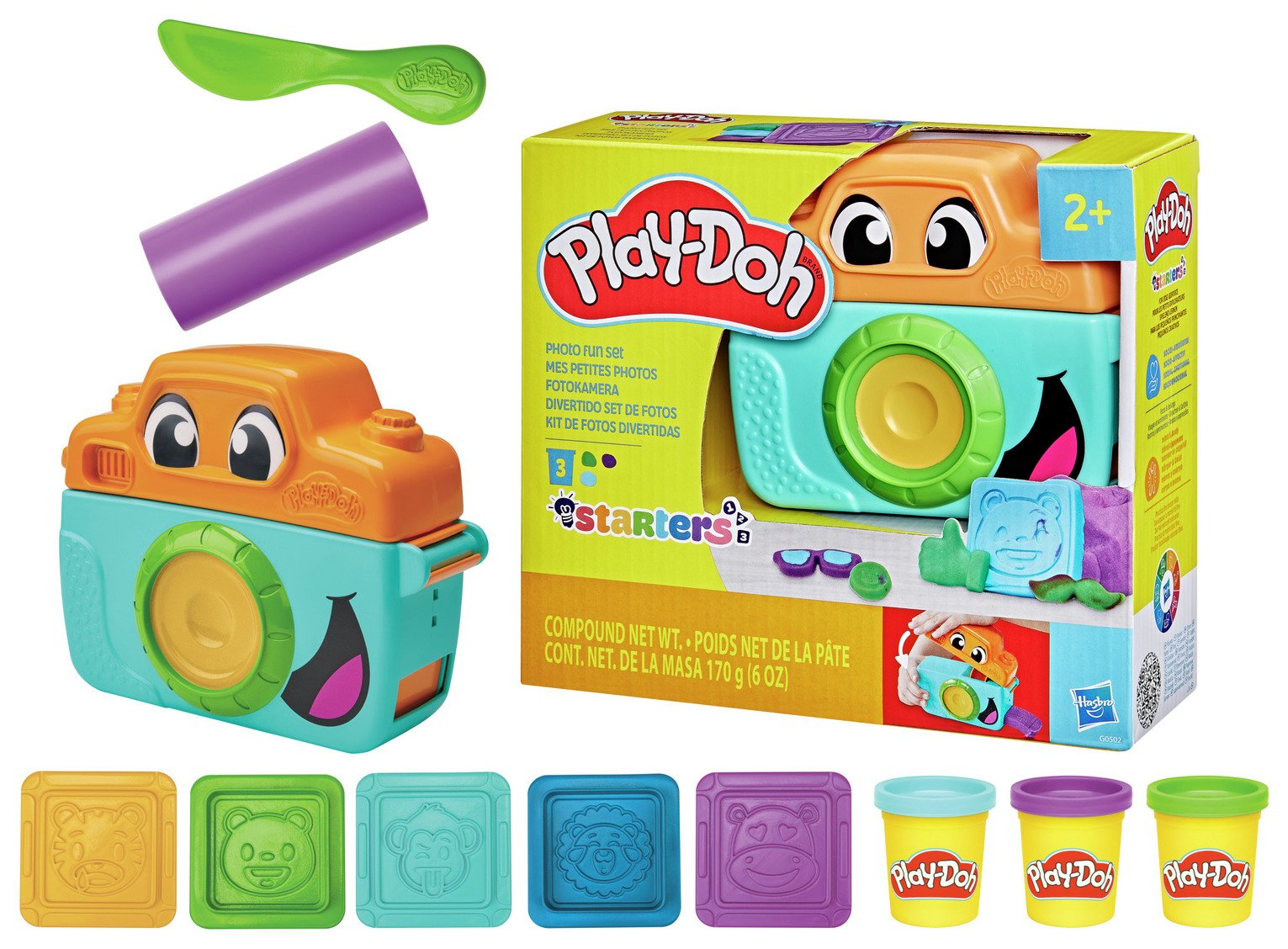 Play-Doh Camera Starter Set with 3 Tubs & 8 Accessories