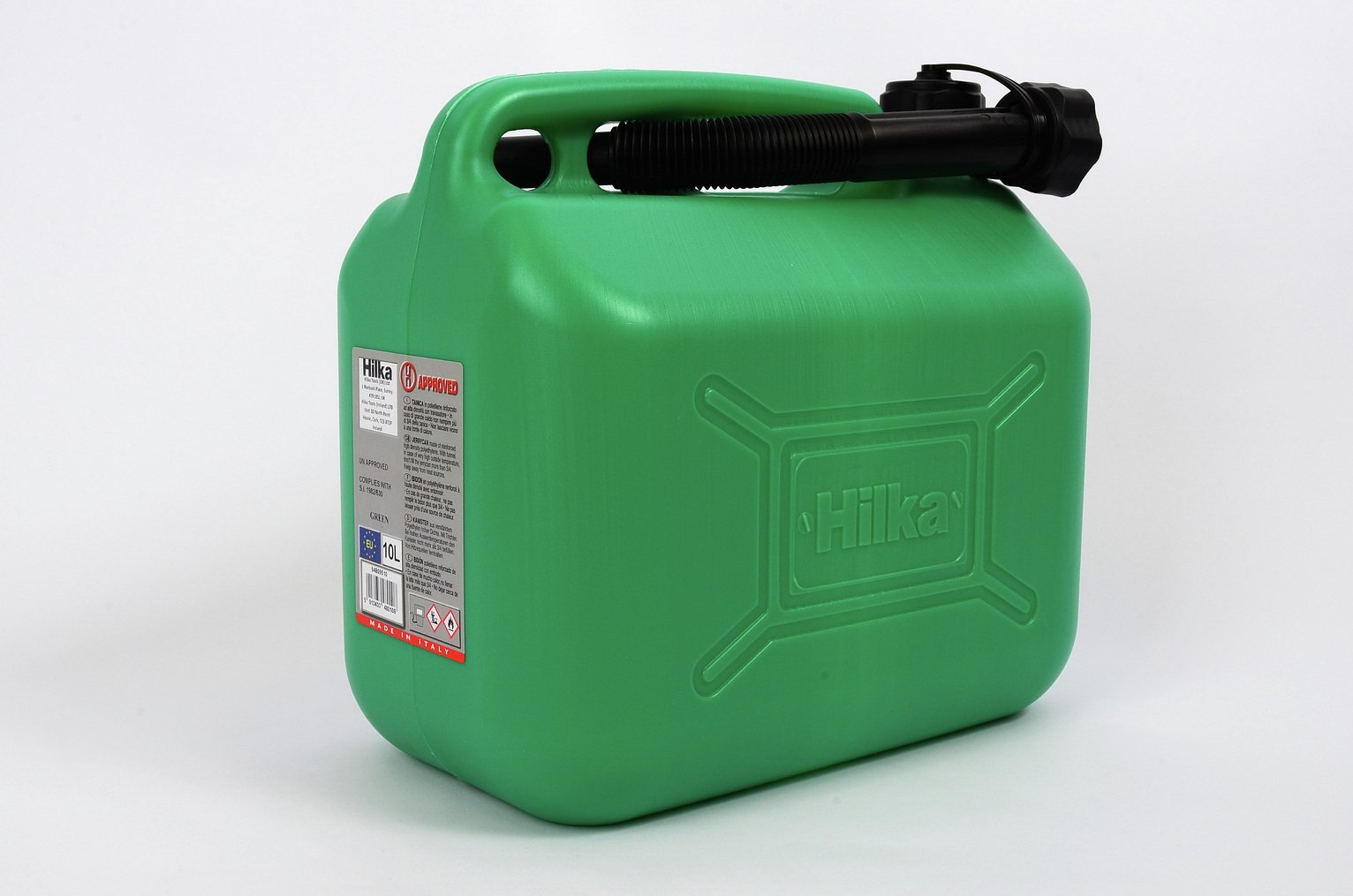 Hilka 10 Litre Plastic Fuel Can