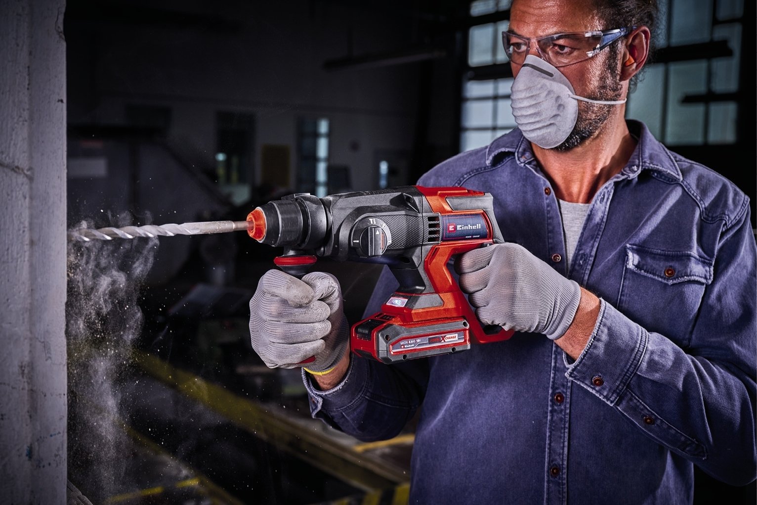 Einhell Power X-Change Cordless Rotary Hammer Drill -18V