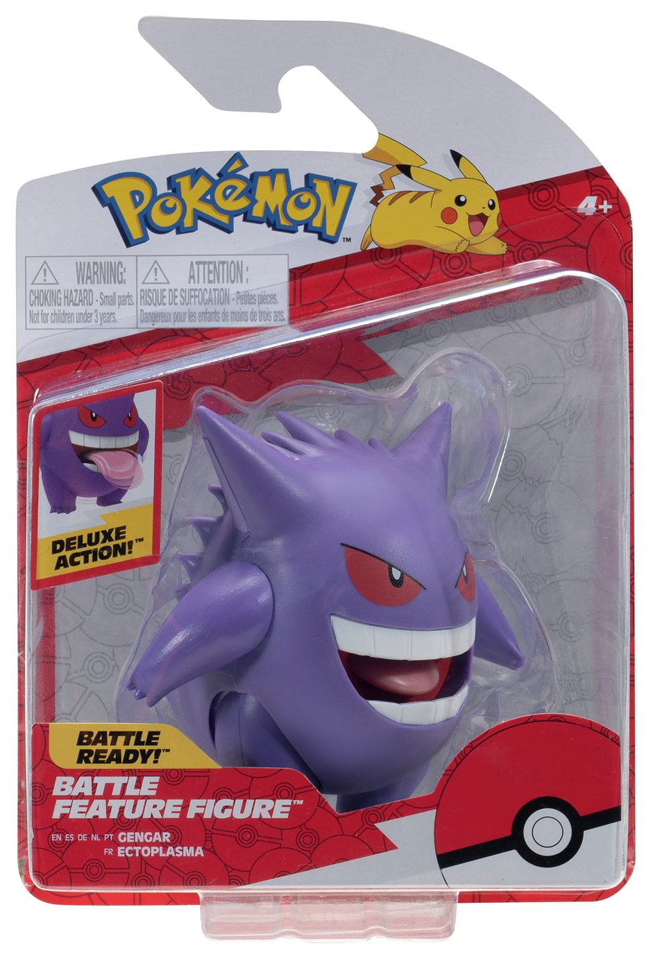 Pokémon Gengar 4.5 Inch Battle Feature Figure
