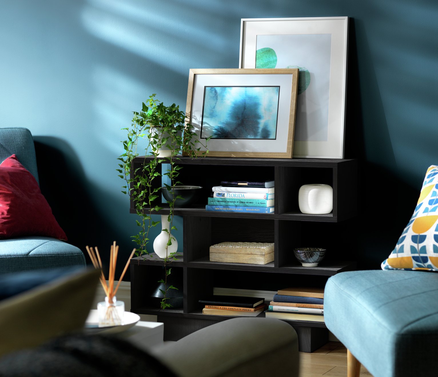 Argos Home Cubes Short Shallow Shelving Unit