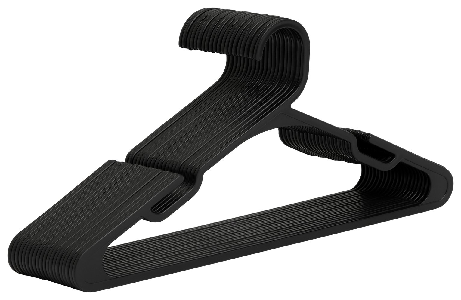  Home Essentials Pack of 20 Plastic Hangers