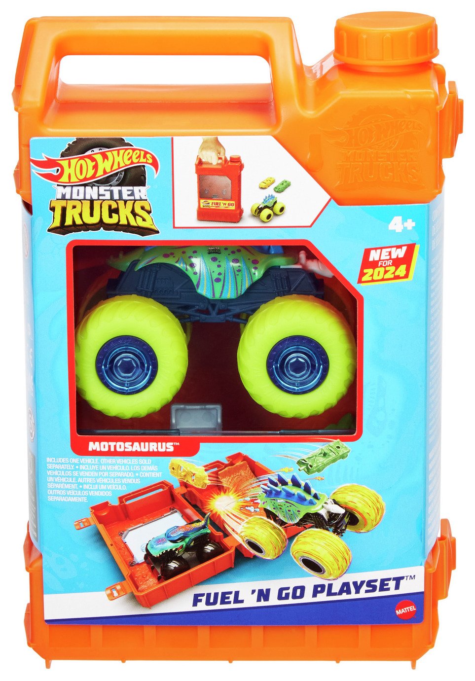 Hot Wheels Monster Trucks Fuel N' Go Playset 
