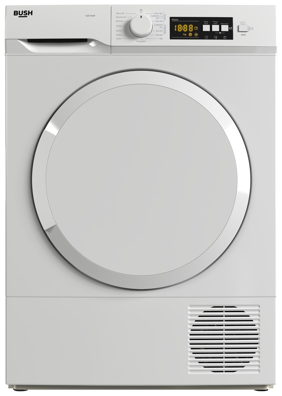 Bush TDT19HP 9KG Heat Pump Tumble Dryer - White