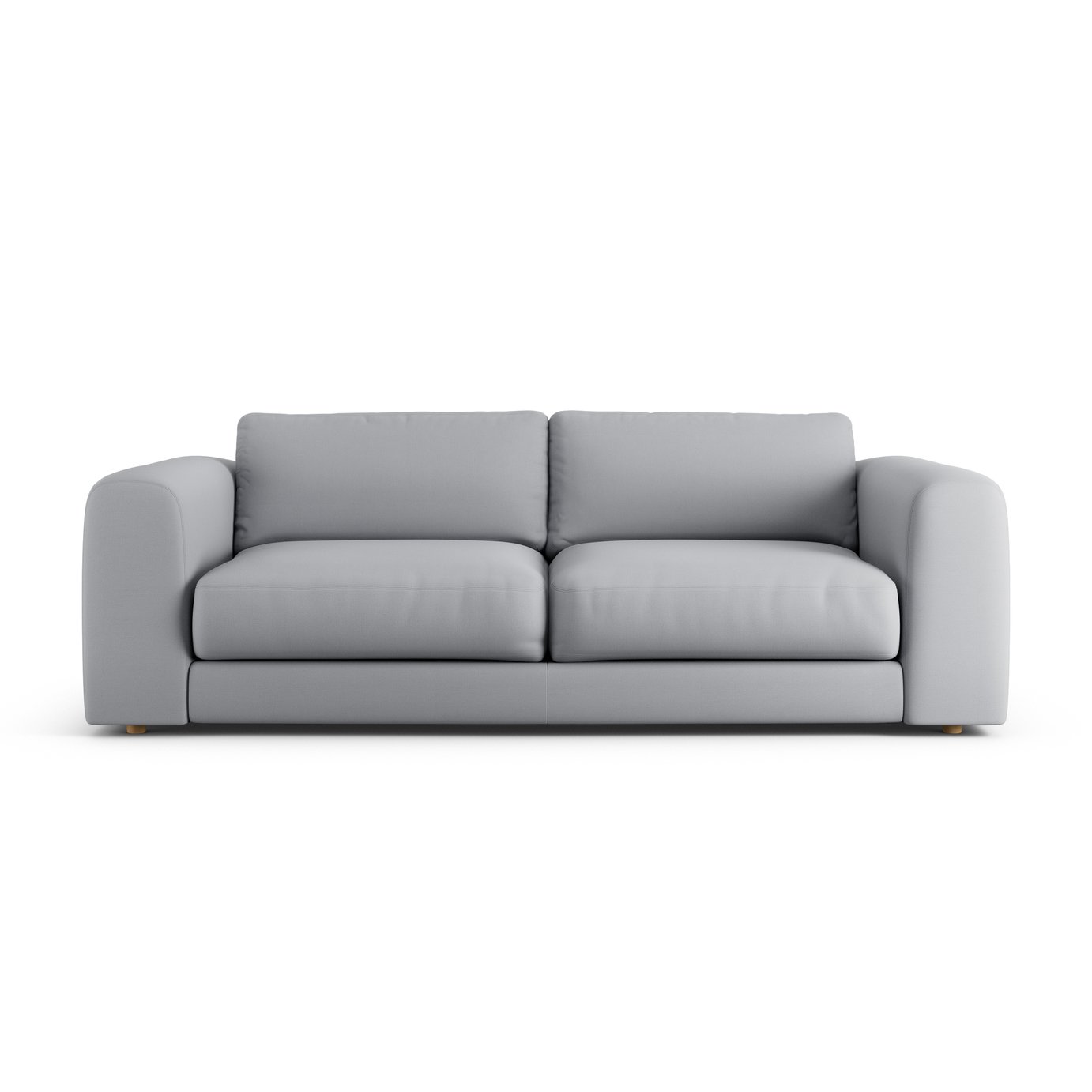 Habitat Ayr Fabric  4 Seater Sofa - Grey