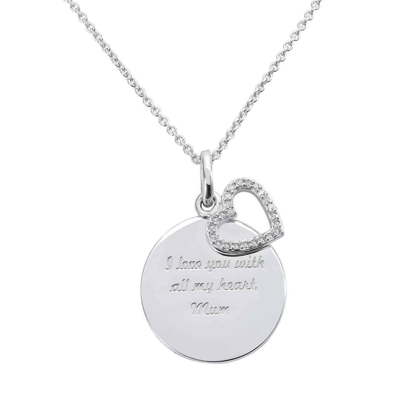 mum and daughter necklace argos