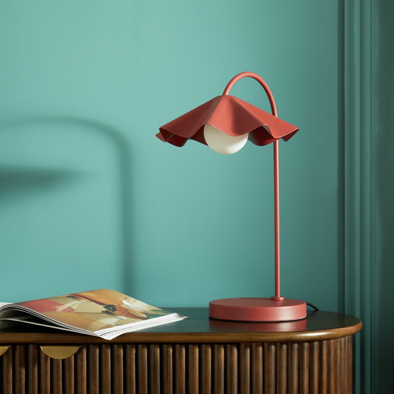 Habitat Yuno Pleat Table Lamp