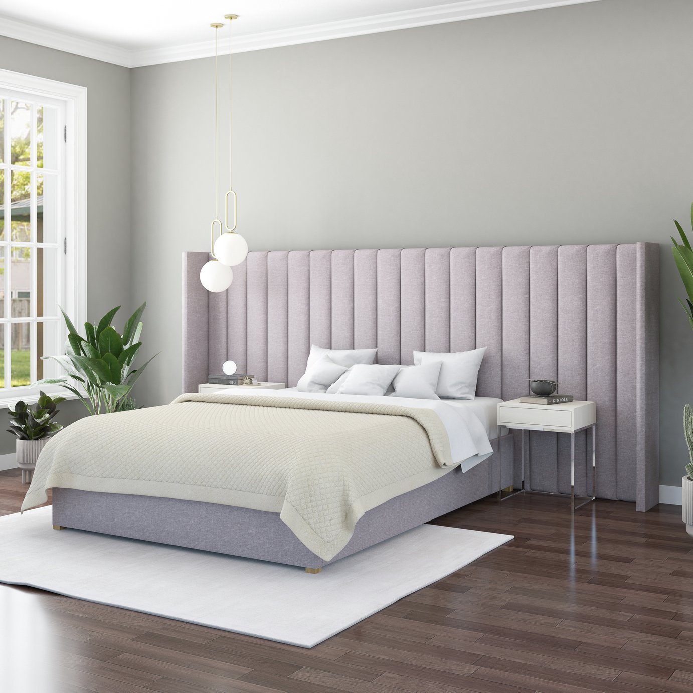 Aspire Grandeur Wing Ottoman Bed Frame