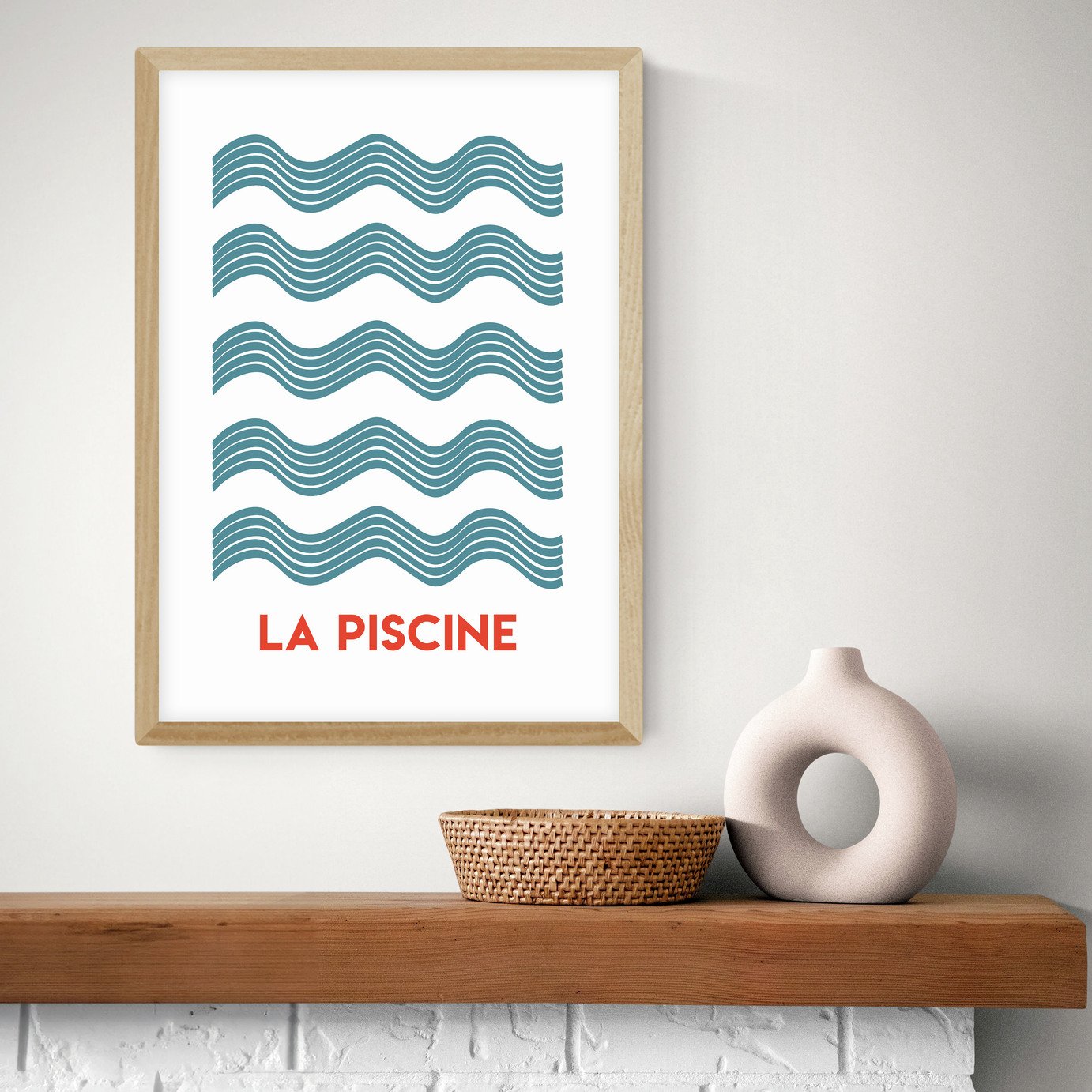 East End Prints La Piscine Art Print