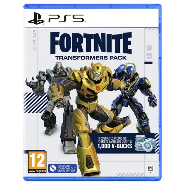 Buy Fortnite Transformers Pack PS5 Game PS5 games Argos