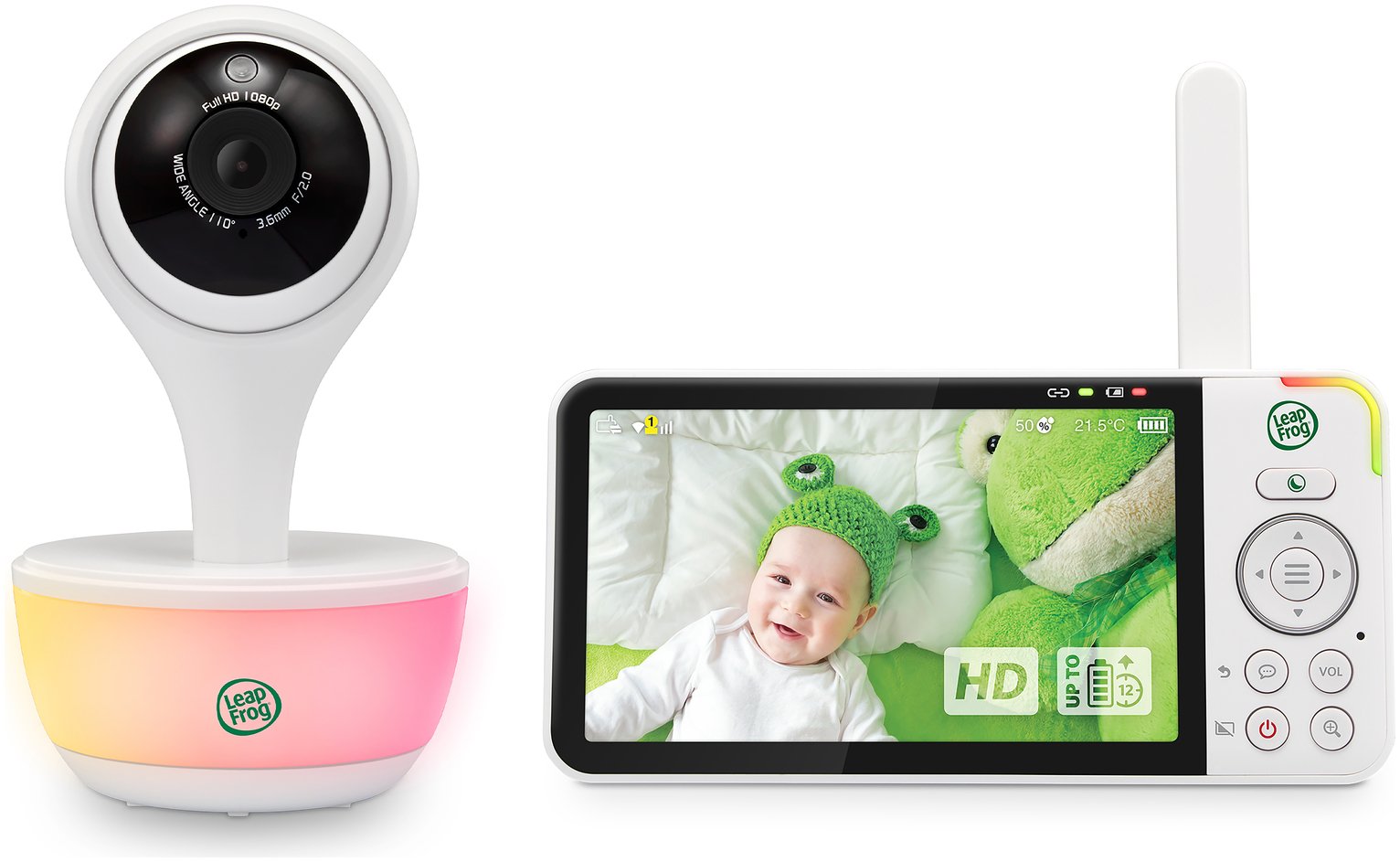 Leapfrog LF815HD 5 Inch Portable Smart Baby Monitor
