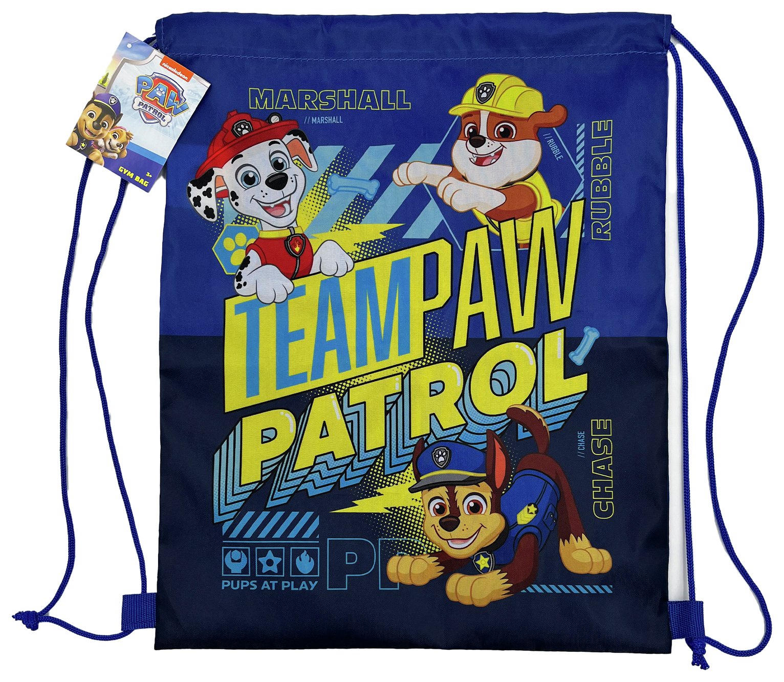 Nickelodeon Paw Patrol Drawstring Bookbag