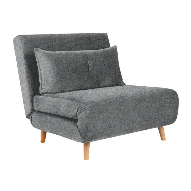 Buy Habitat Roma Single Chairbed - Grey | Sofa beds | Argos