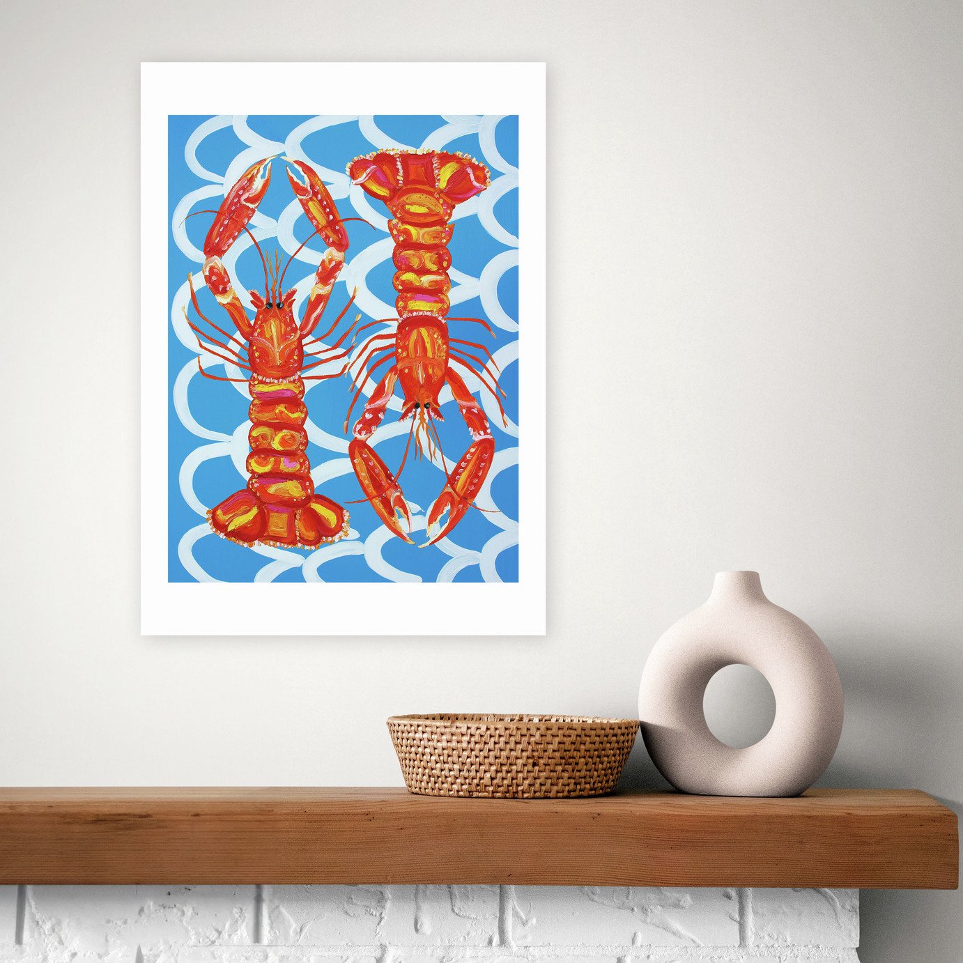 East End Prints Langoustines Art Print