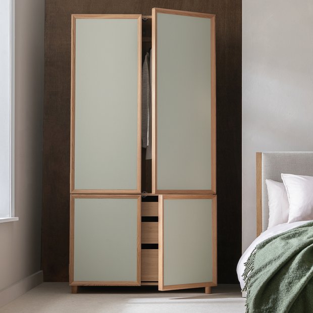 Buy Habitat Weston 4 Door 3 Drawer Wardrobe Oak Wardrobes Argos