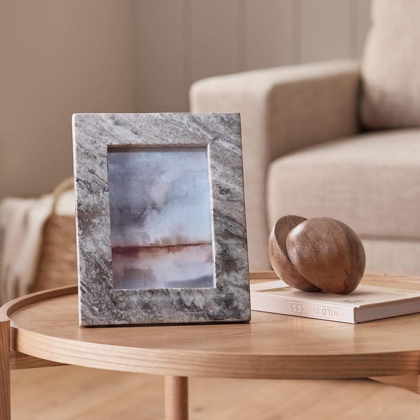 Habitat Marble Picture Frame - 5x7"